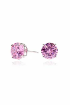 Jewellery^Cachet London Lana 8Mm Earrings With Cz Pink