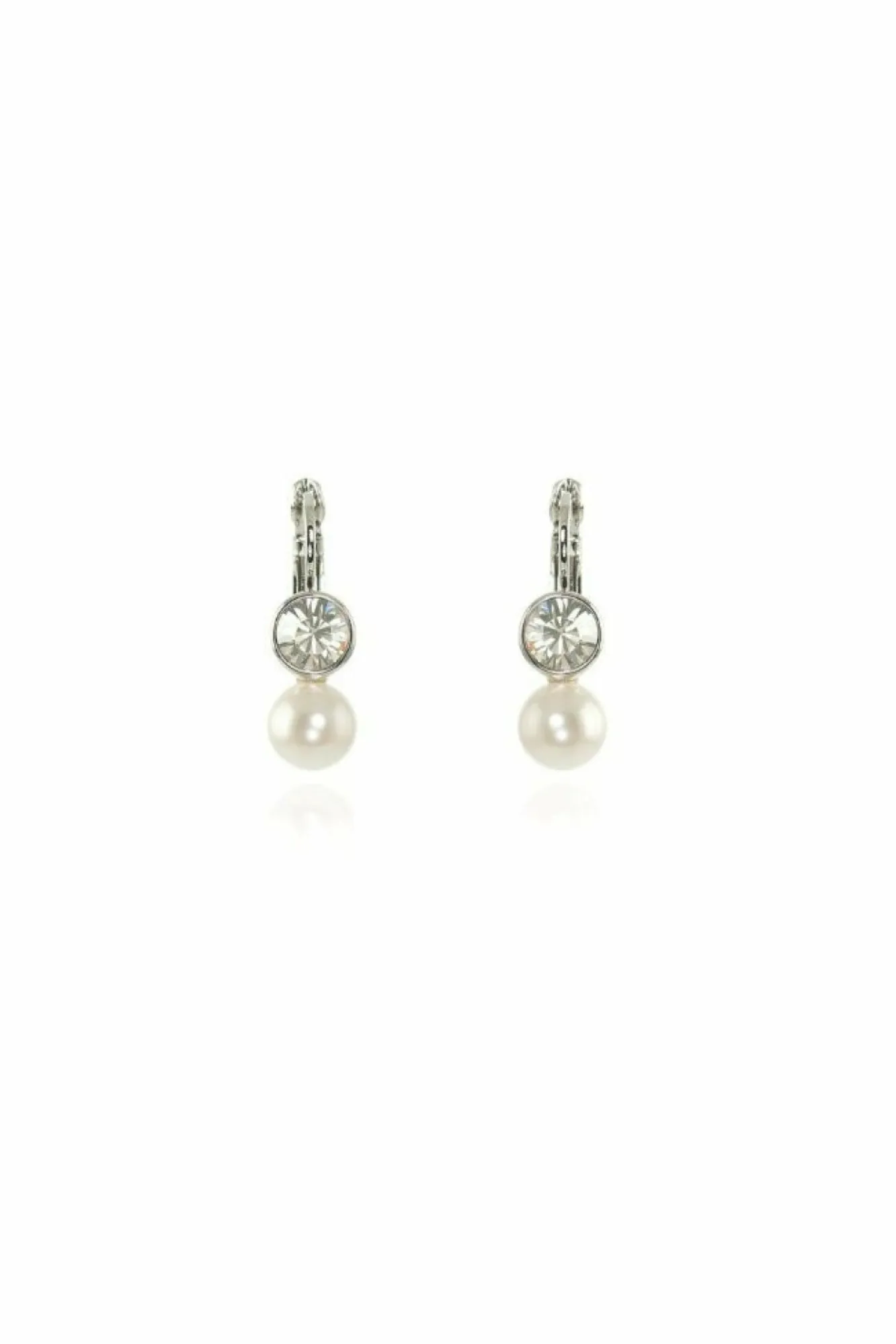 Jewellery^Cachet London Mimi Earrings Plated Leverback Platinum