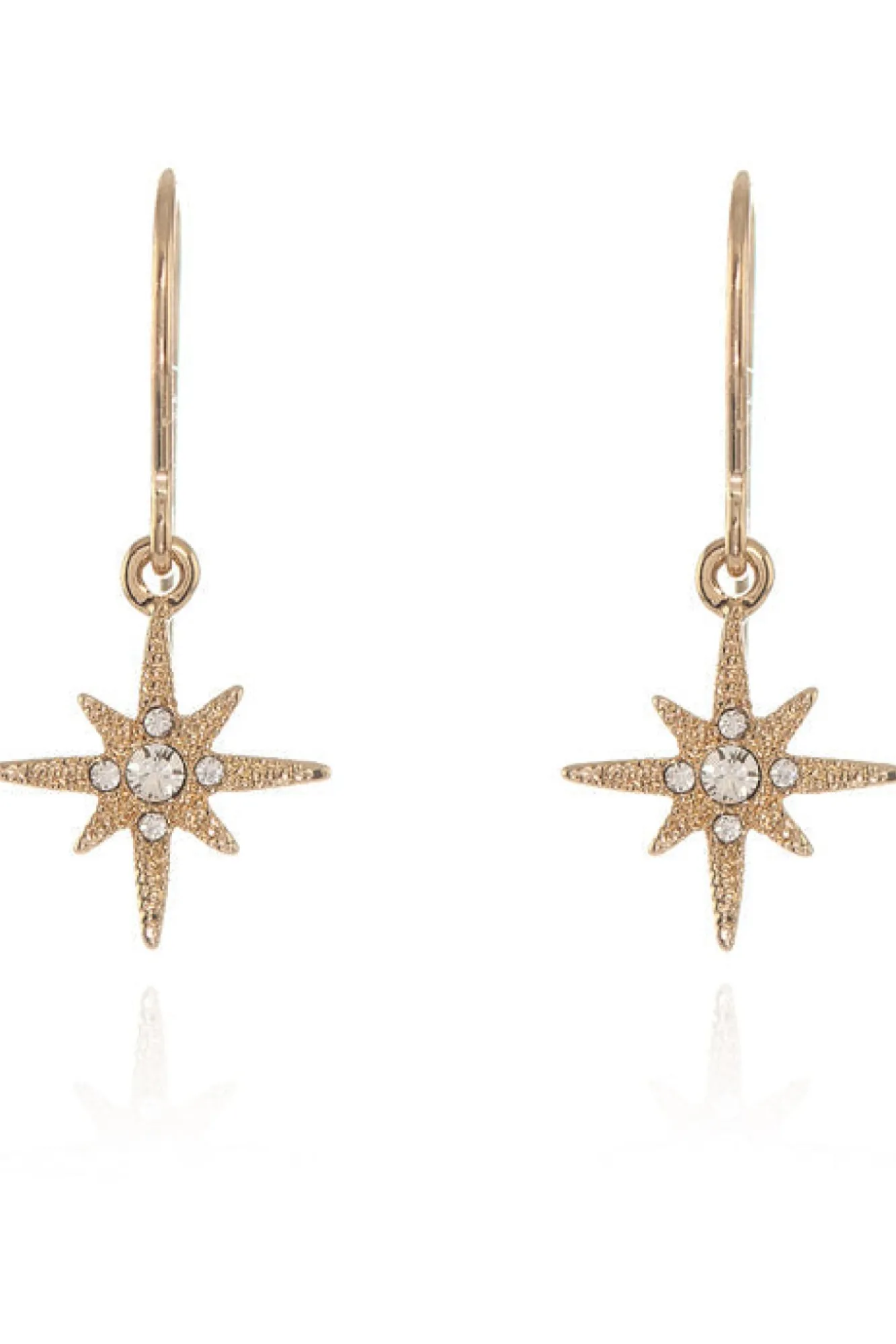 Jewellery^Cachet London North Star Earrings 18Ct Plated Gold