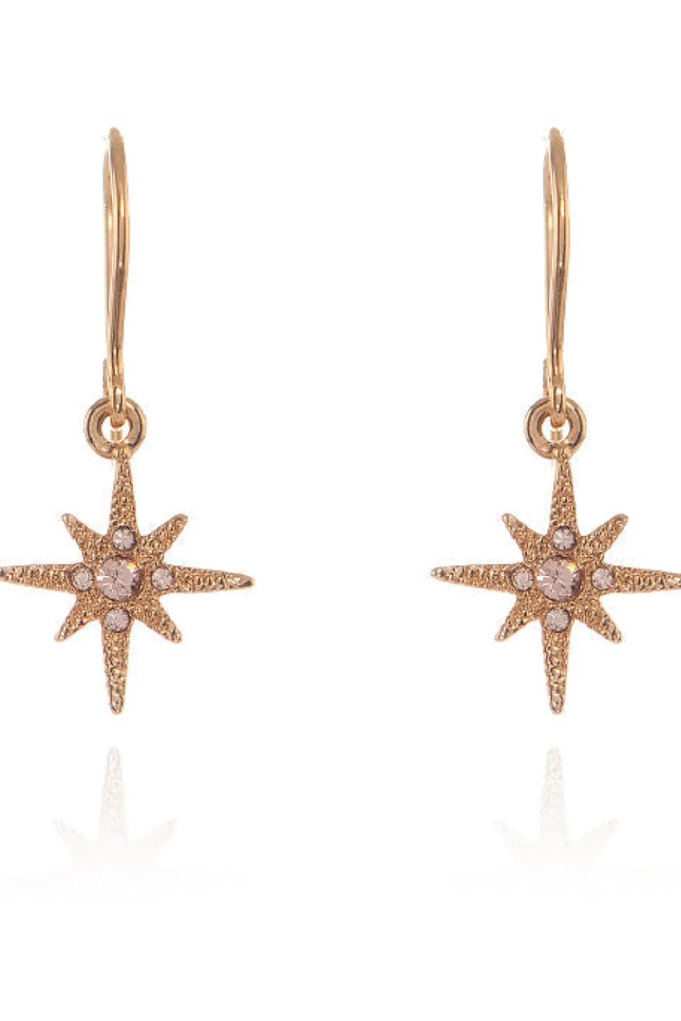Jewellery^Cachet London North Star Earrings 18Ct Rose Gold Plated Rosegold