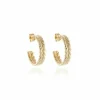 Jewellery^Cachet London Oletta 2Cm Hoop Earrings Gold