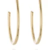 Jewellery^Cachet London Palila 34Mm Hoop Earrings 18Ct Plated Gold