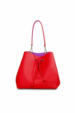 Bags^Campo Marzio Anita Bucket Bag Flame Scarlet Red