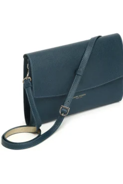 Bags^Campo Marzio Clutch With Removable Crossbody Strap Renee Petrol Green