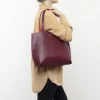 Bags^Campo Marzio Double Tote Bag - The Iconic Bag - Midi Ruby