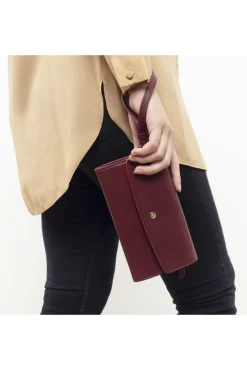 Wallets & Purses^Campo Marzio Flap Wallet With Removable Wristlet Ellen Ruby