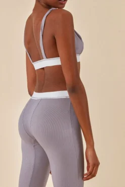 Loungewear & Sleepwear^Cosmochic Bralette & Legging Workout Lounge Set - Light Grey