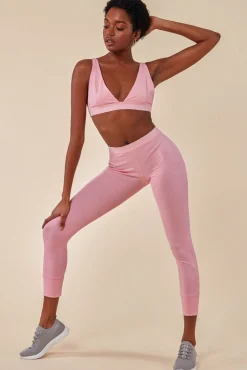 Loungewear & Sleepwear^Cosmochic Bralette Legging Workout Lounge Set Pink