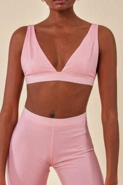 Loungewear & Sleepwear^Cosmochic Bralette Legging Workout Lounge Set Pink