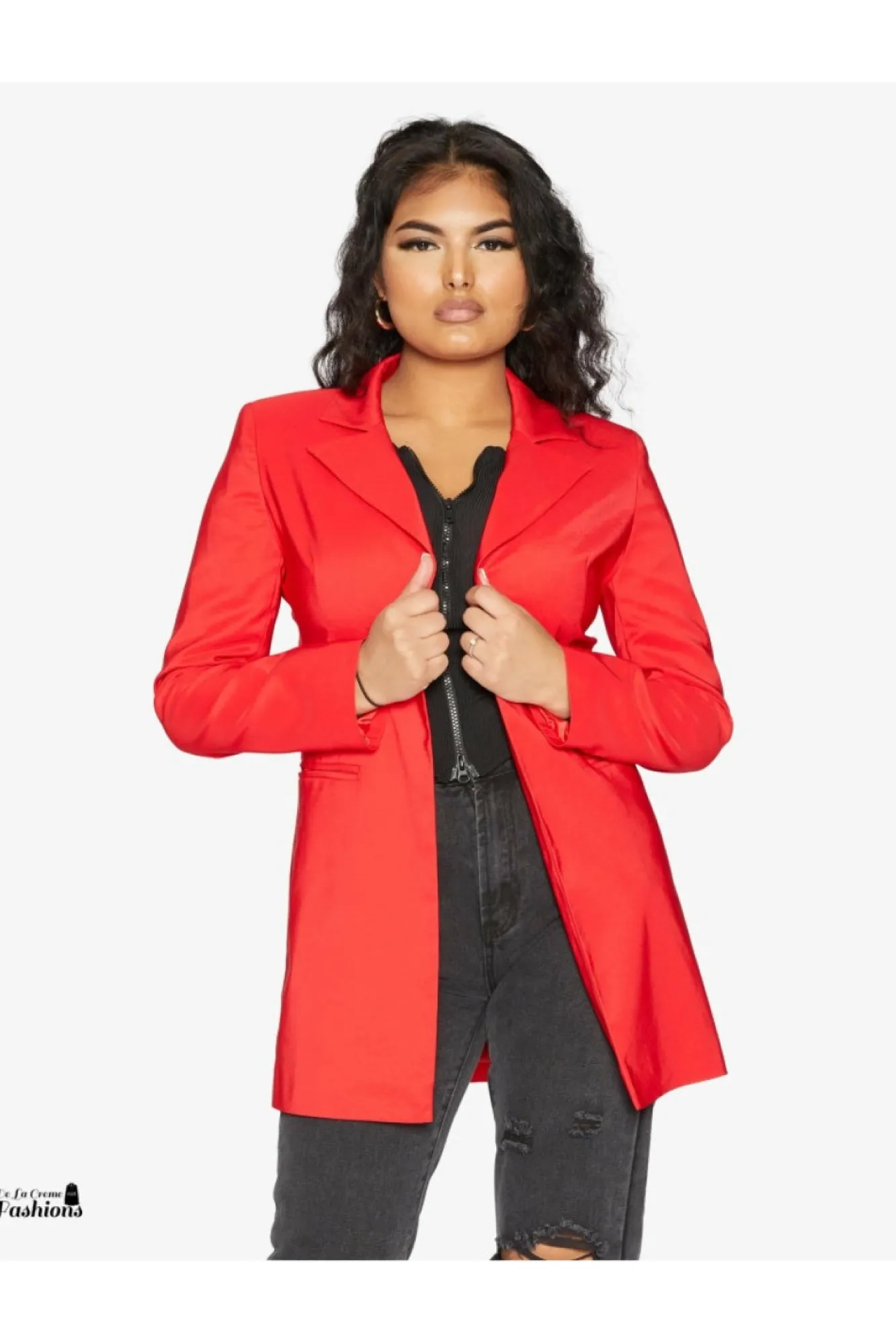 Outerwear^De La Creme Fashions Colla Formal Longline Blazer