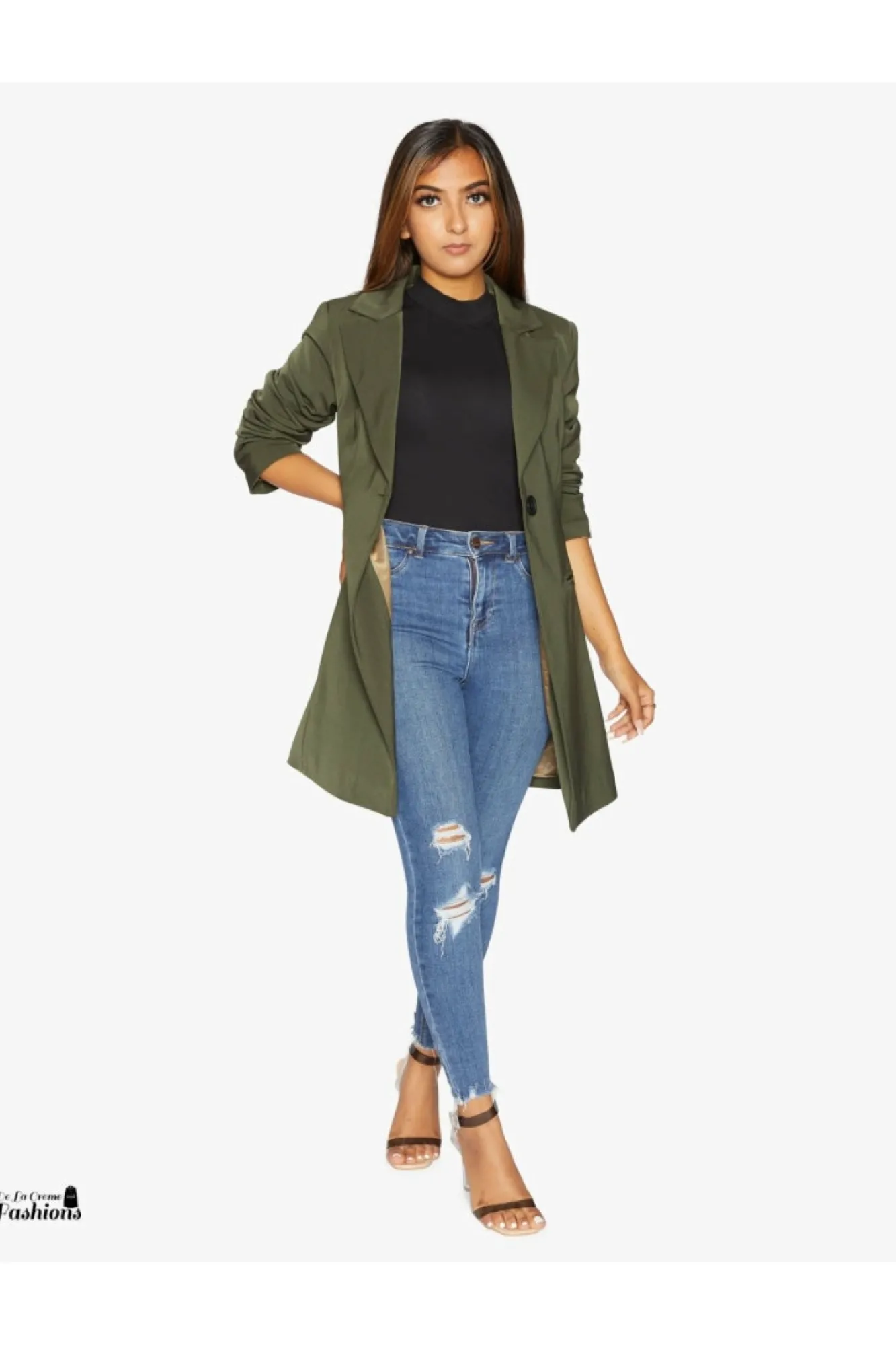 Outerwear^De La Creme Fashions Colla Formal Longline Blazer