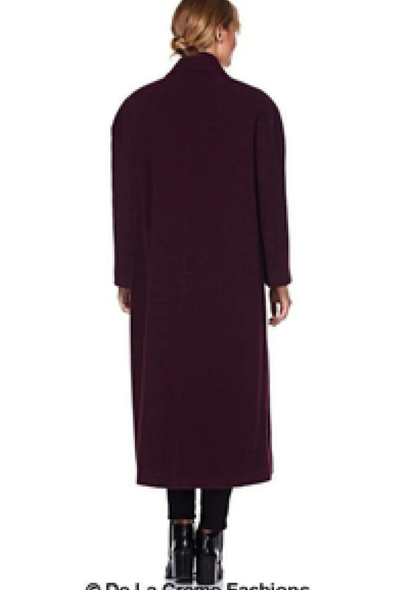 Outerwear^De La Creme Fashions Curve Wool Cashmere Blend Long Coat