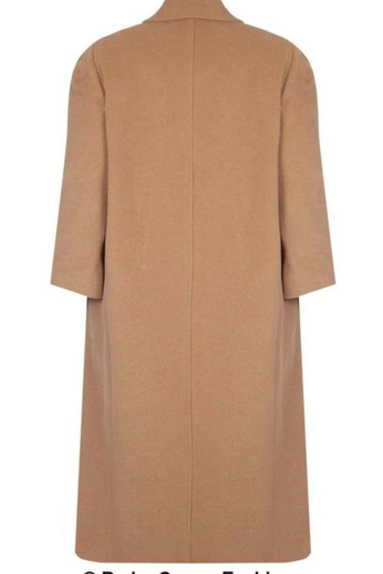 Outerwear^De La Creme Fashions Curve Wool Cashmere Blend Long Coat
