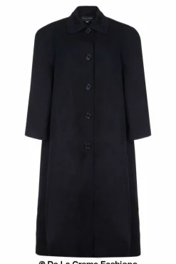 Outerwear^De La Creme Fashions Curve Wool Cashmere Blend Long Coat
