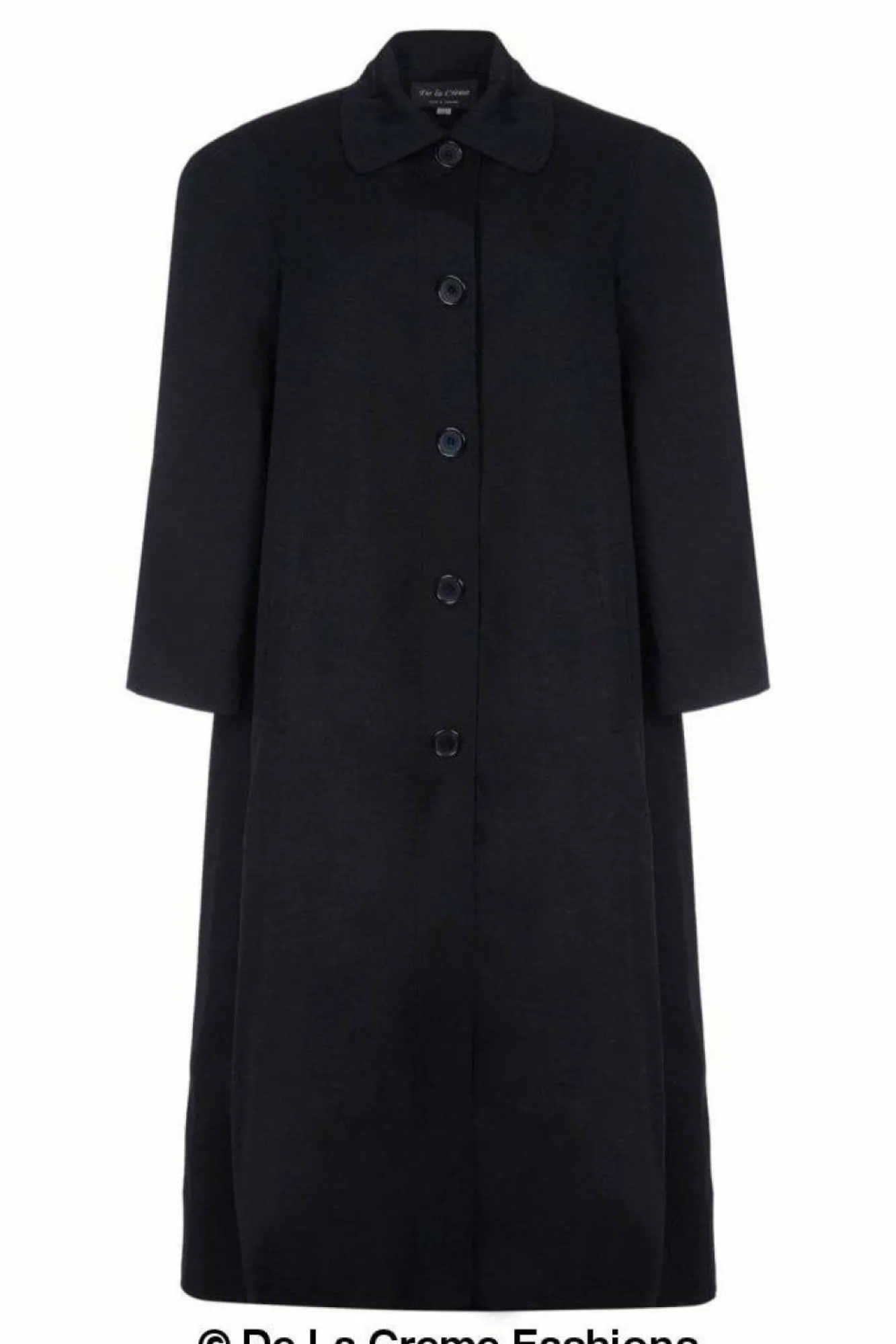 Outerwear^De La Creme Fashions Curve Wool Cashmere Blend Long Coat