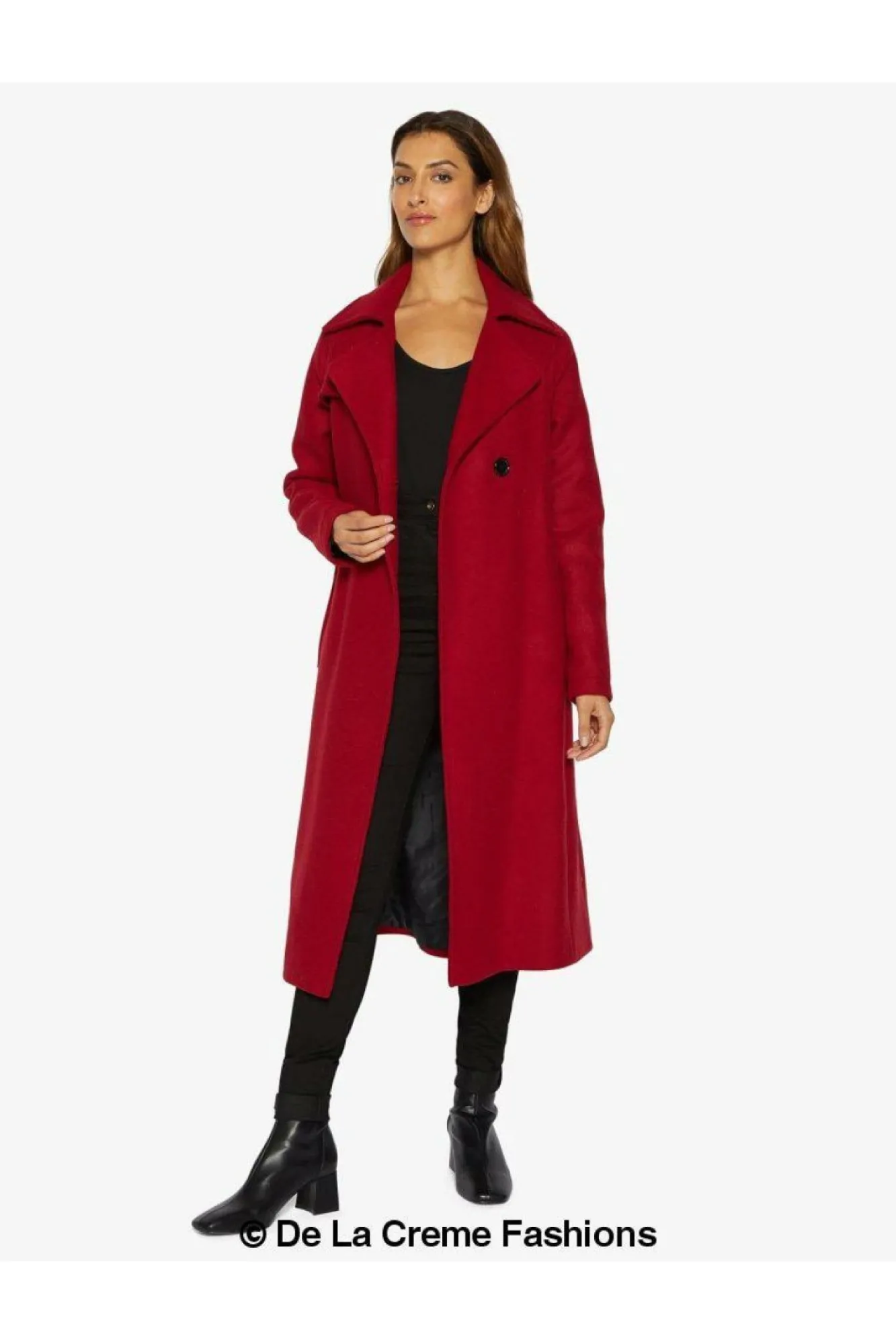 Outerwear^De La Creme Fashions Diana Wrap Around Duster Coat