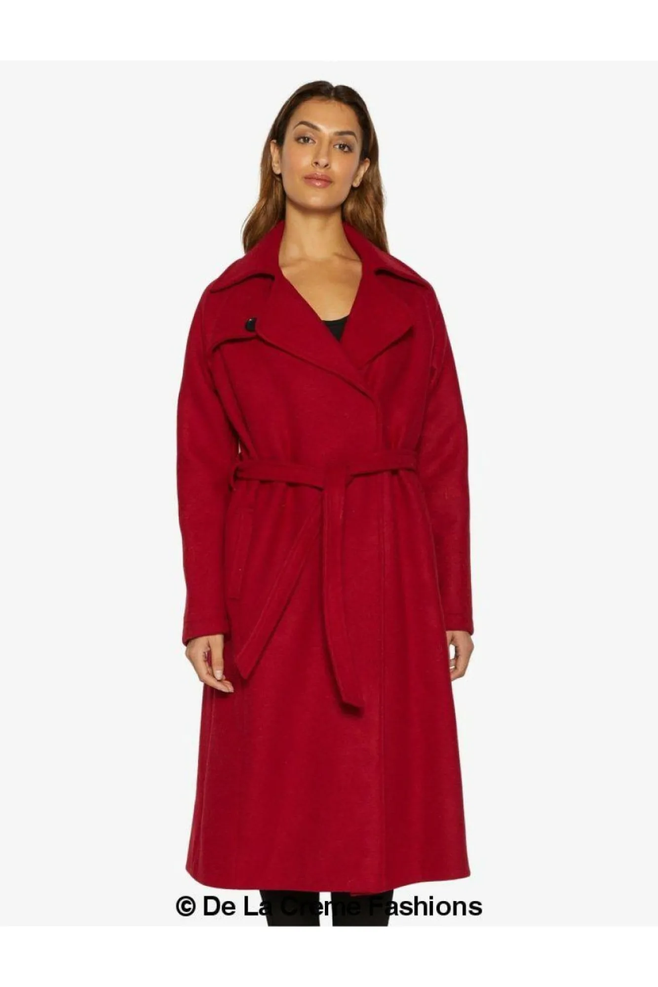 Outerwear^De La Creme Fashions Diana Wrap Around Duster Coat