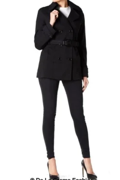 Outerwear^De La Creme Fashions Double Breasted Short Coat