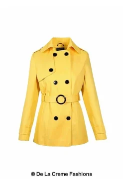 Outerwear^De La Creme Fashions Double Breasted Short Coat