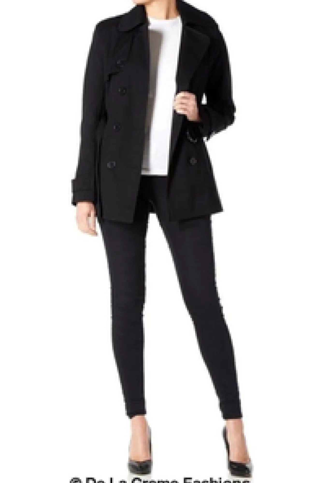 Outerwear^De La Creme Fashions Double Breasted Short Coat