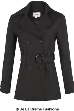 Outerwear^De La Creme Fashions Double Breasted Short Coat