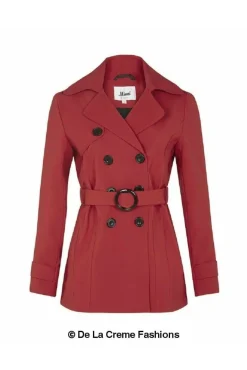 Outerwear^De La Creme Fashions Double Breasted Short Coat