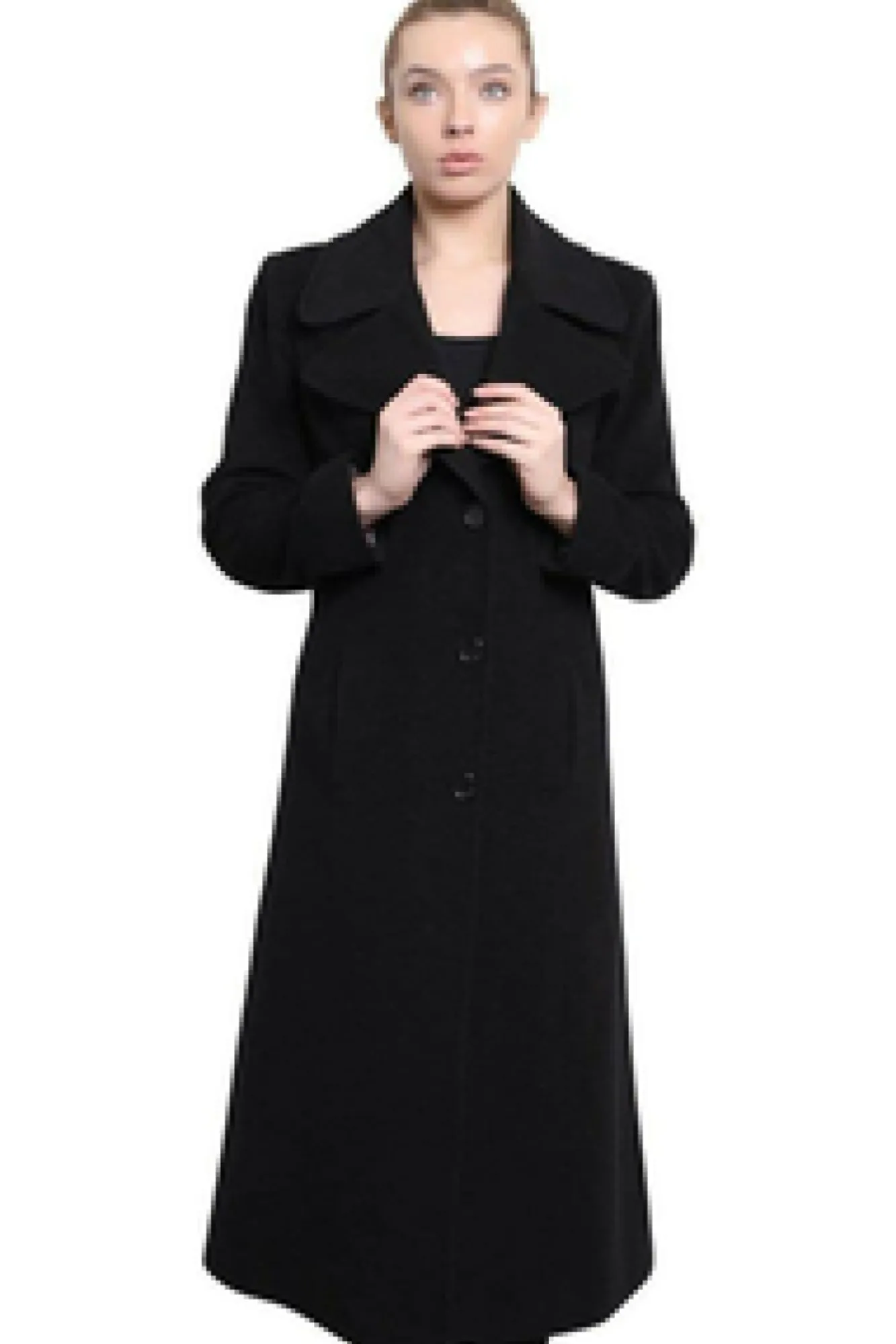 Outerwear^De La Creme Fashions Large Lapel Long Coat