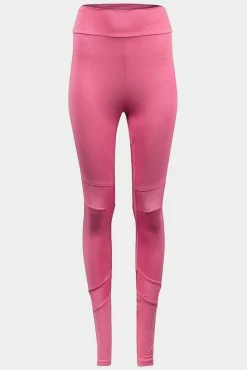 Trousers^De La Creme Fashions Mesh Panel Leggings Pink
