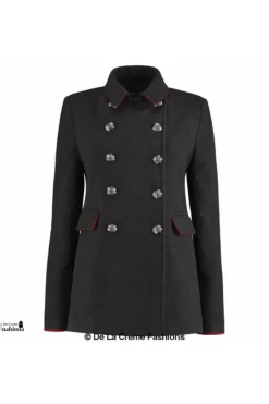Outerwear^De La Creme Fashions Military Style Pea Coat