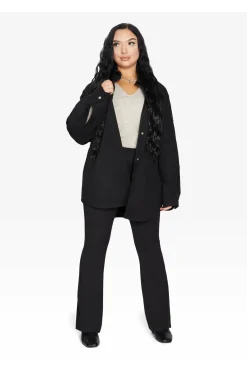 Outerwear^De La Creme Fashions Oversized Patch Pocket Shacket