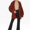 Outerwear^De La Creme Fashions Oversized Patch Pocket Borg Shacket