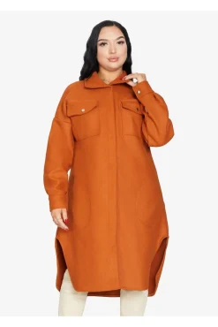 Outerwear^De La Creme Fashions Oversized Longline Shacket