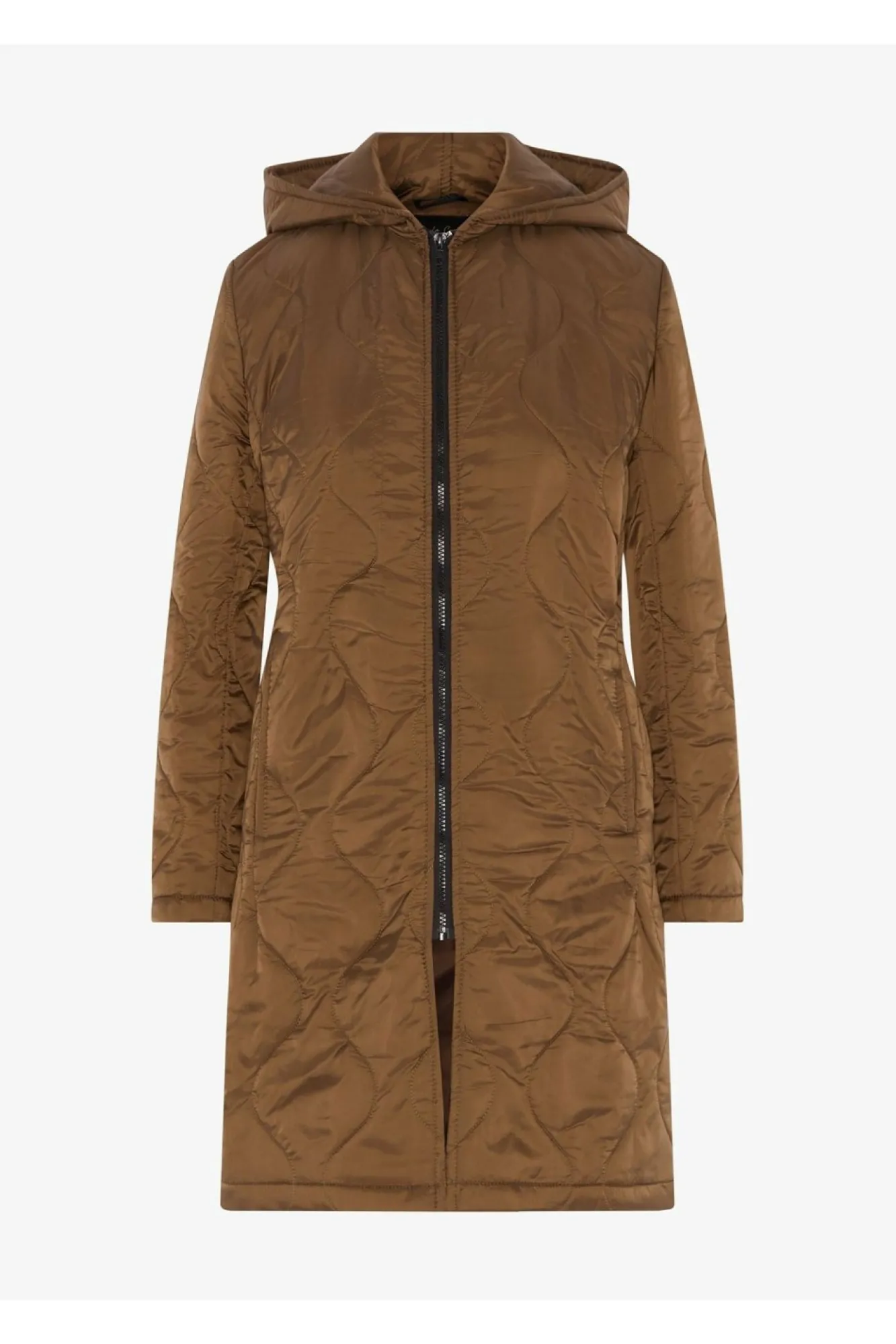Outerwear^De La Creme Fashions Padded Quilted Down Hooded Jacket
