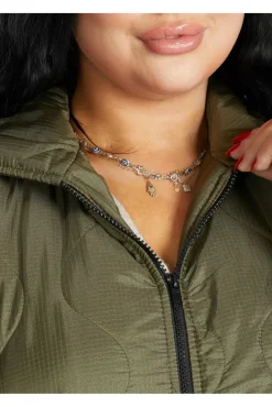 Outerwear^De La Creme Fashions Padded Quilted Down Hooded Jacket