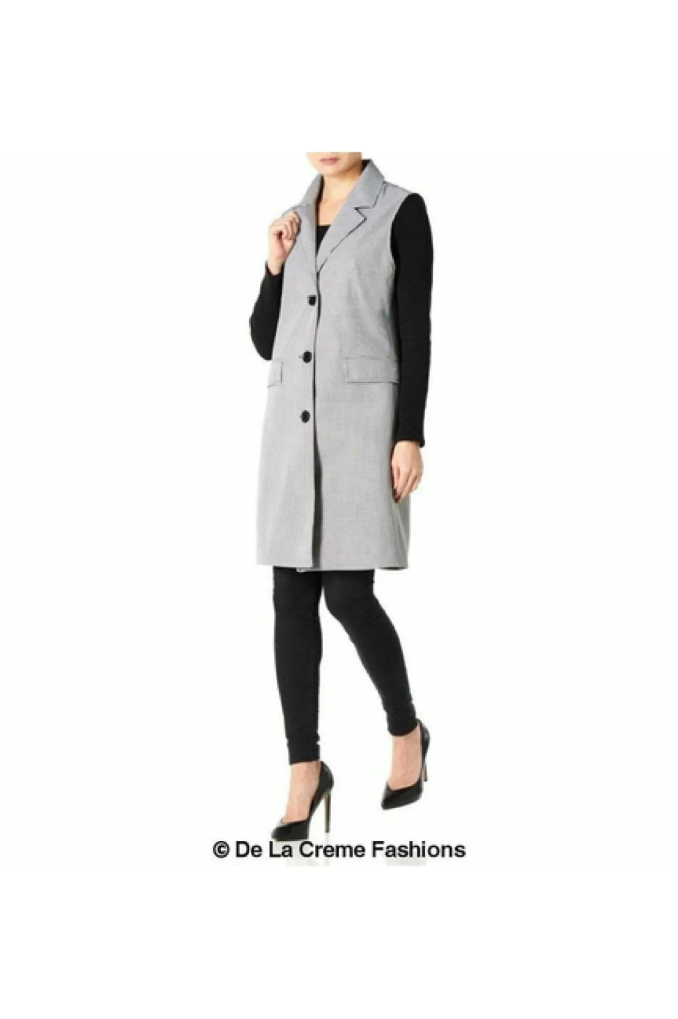 Outerwear^De La Creme Fashions Spring Summer Hip Length Blazer Coat
