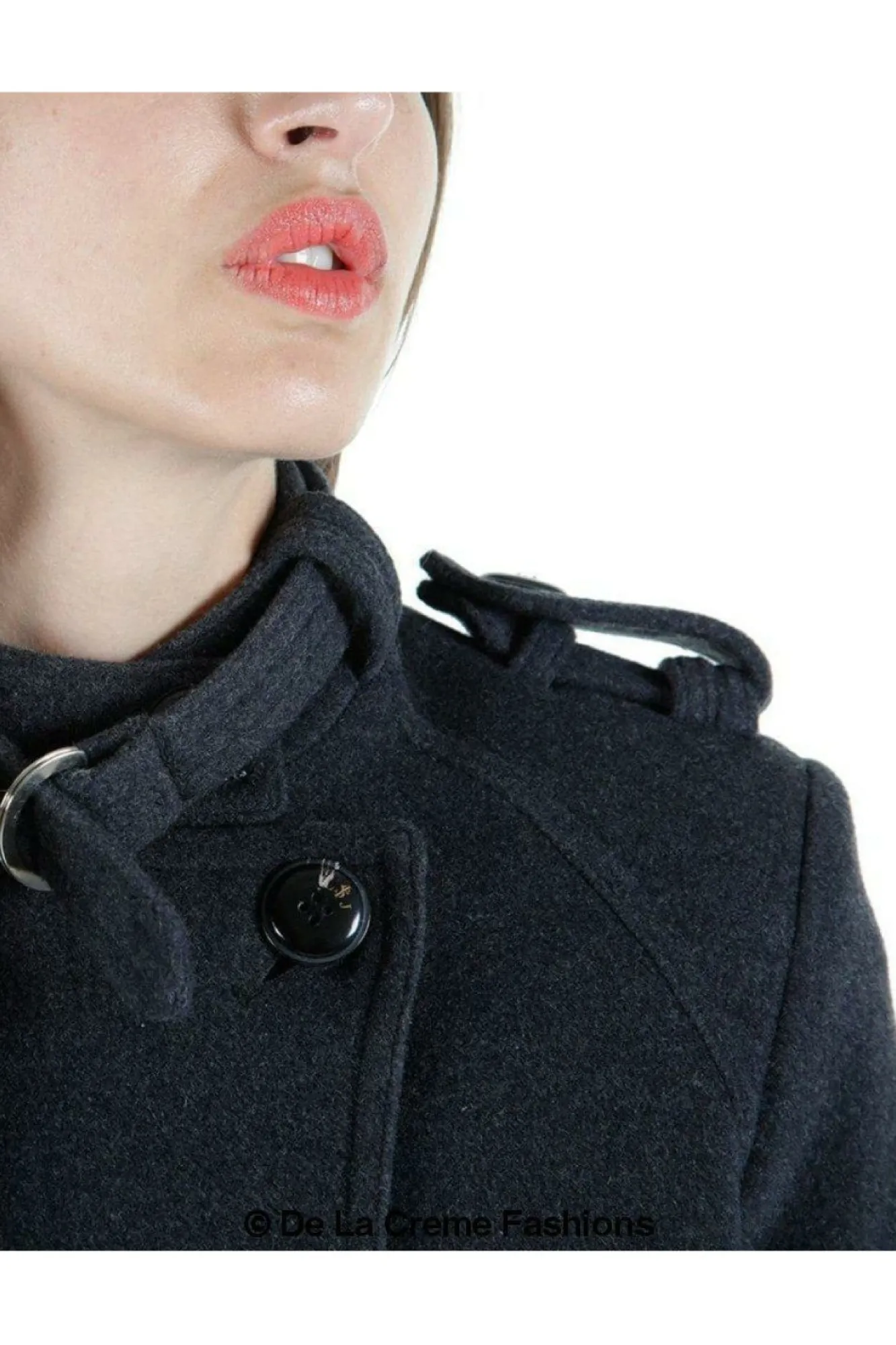 Outerwear^De La Creme Fashions Ventura Collarless Trench Coat