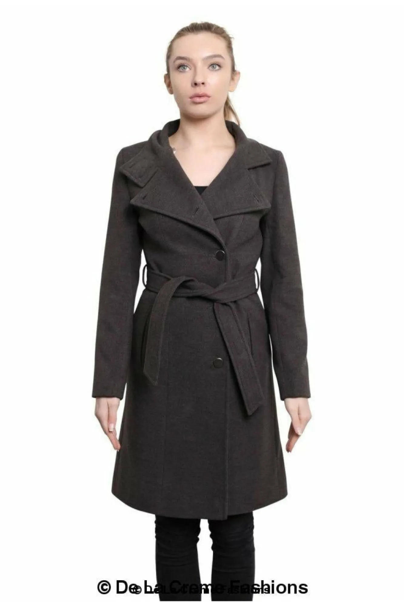 Outerwear^De La Creme Fashions Women Hip Length Keep It Simple Coat