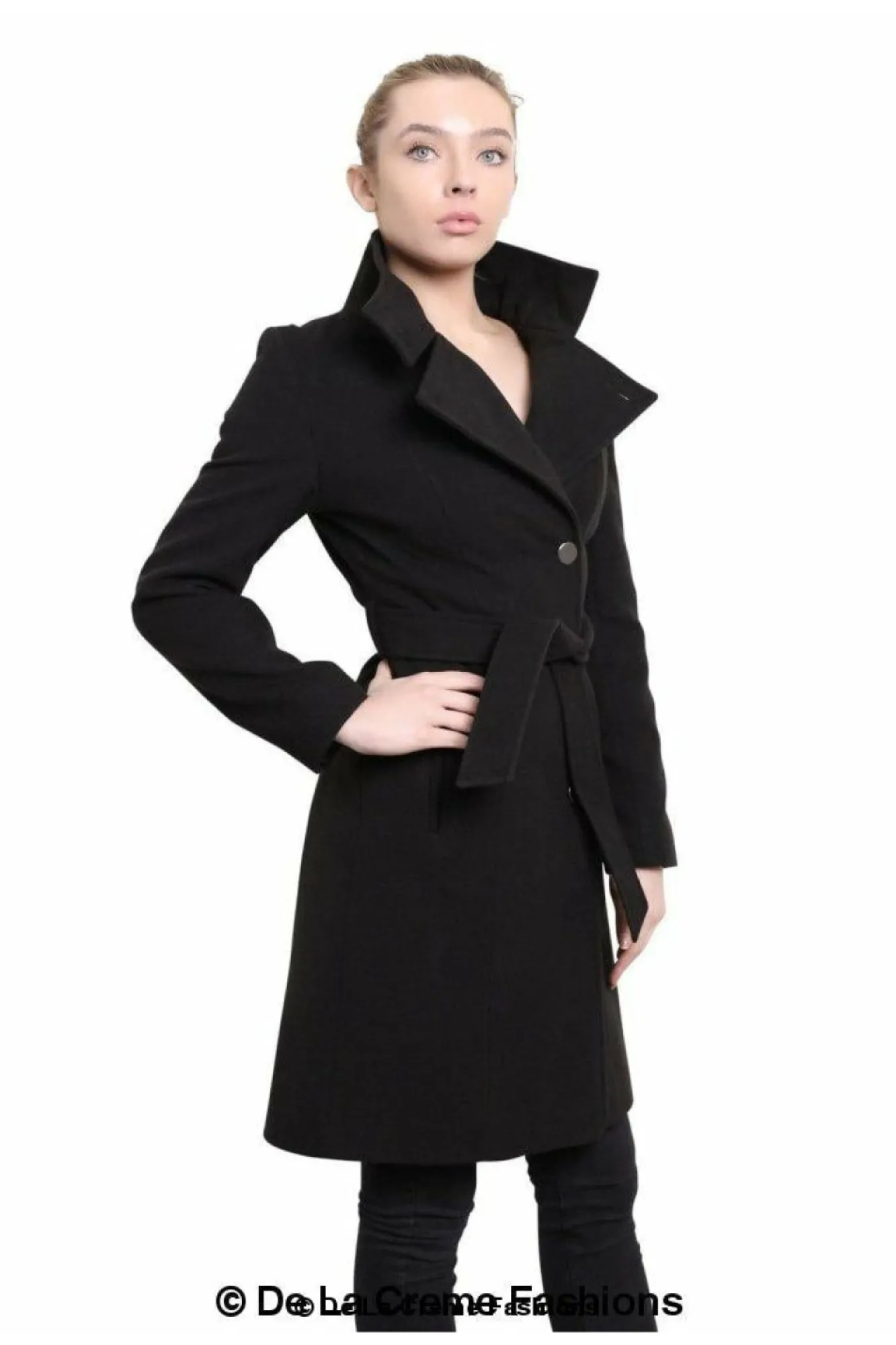 Outerwear^De La Creme Fashions Women Hip Length Keep It Simple Coat