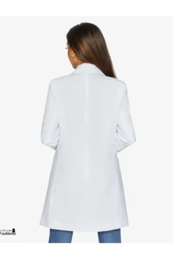 Outerwear^De La Creme Fashions Womens Curved Hem Longline Blazer