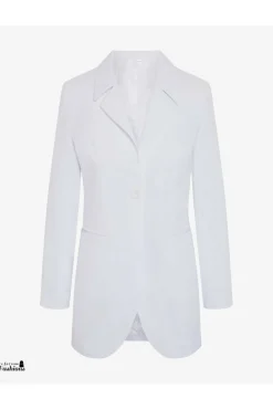 Outerwear^De La Creme Fashions Womens Curved Hem Longline Blazer