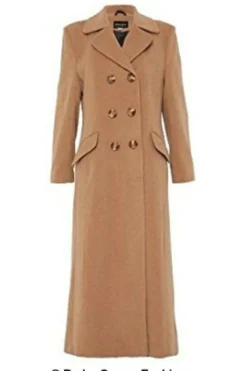 Outerwear^De La Creme Fashions Wool Blend Double Breasted Long Coat
