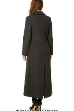 Outerwear^De La Creme Fashions Wool Blend Double Breasted Long Coat