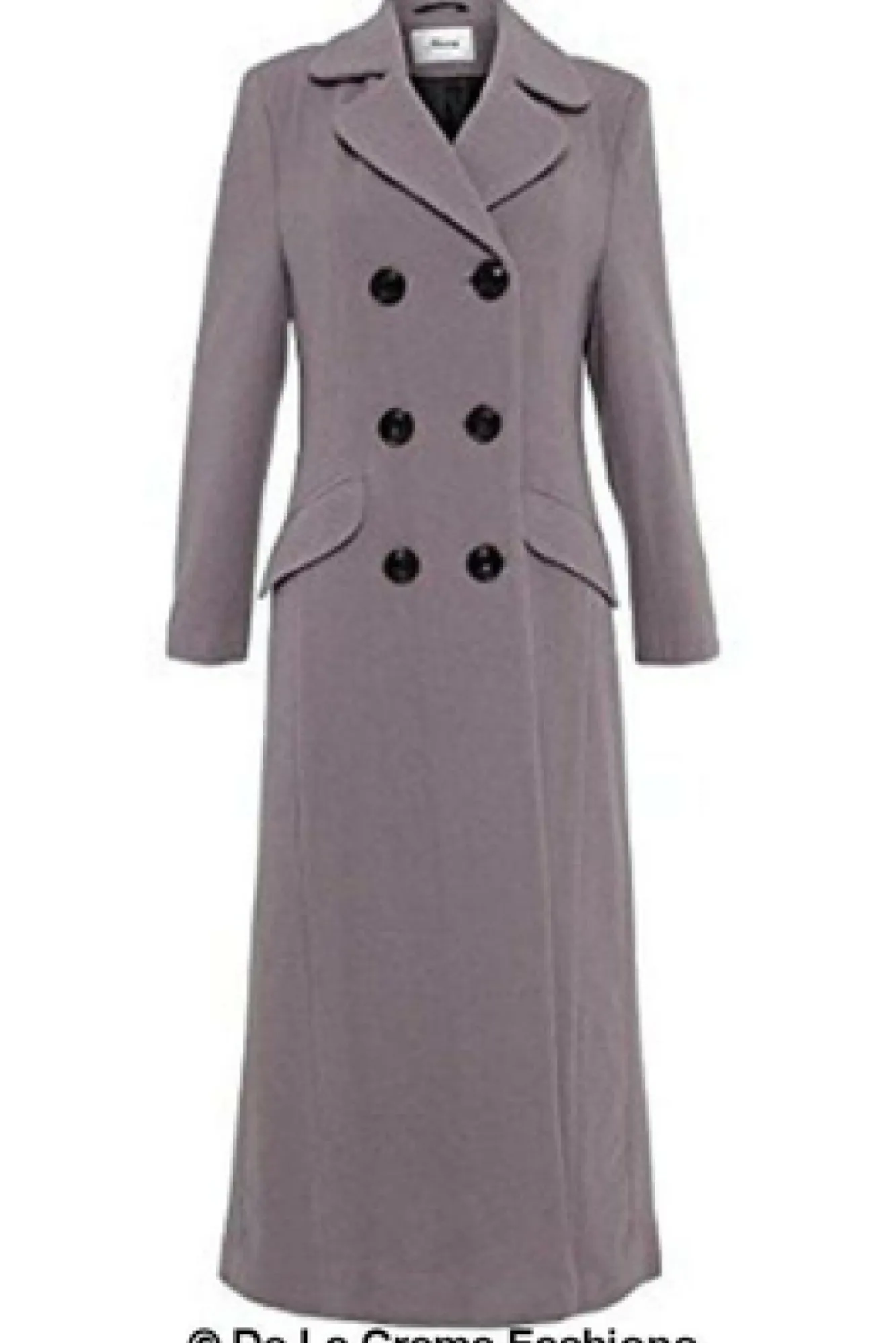 Outerwear^De La Creme Fashions Wool Blend Double Breasted Long Coat