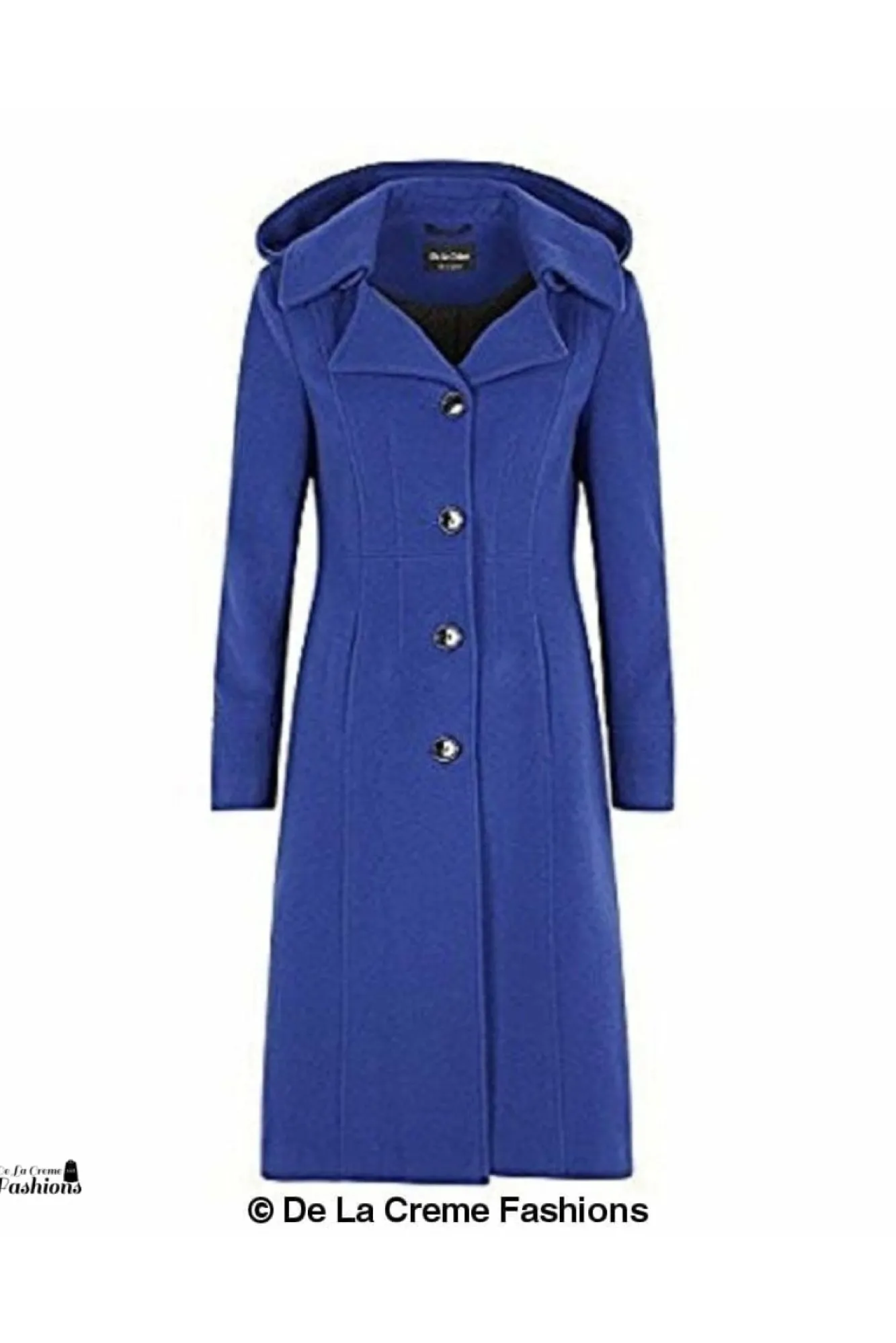 Outerwear^De La Creme Fashions Wool Blend Hooded Mid Length Coat