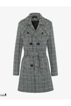 Outerwear^De La Creme Fashions Wool Blend Double Breast Military Coat