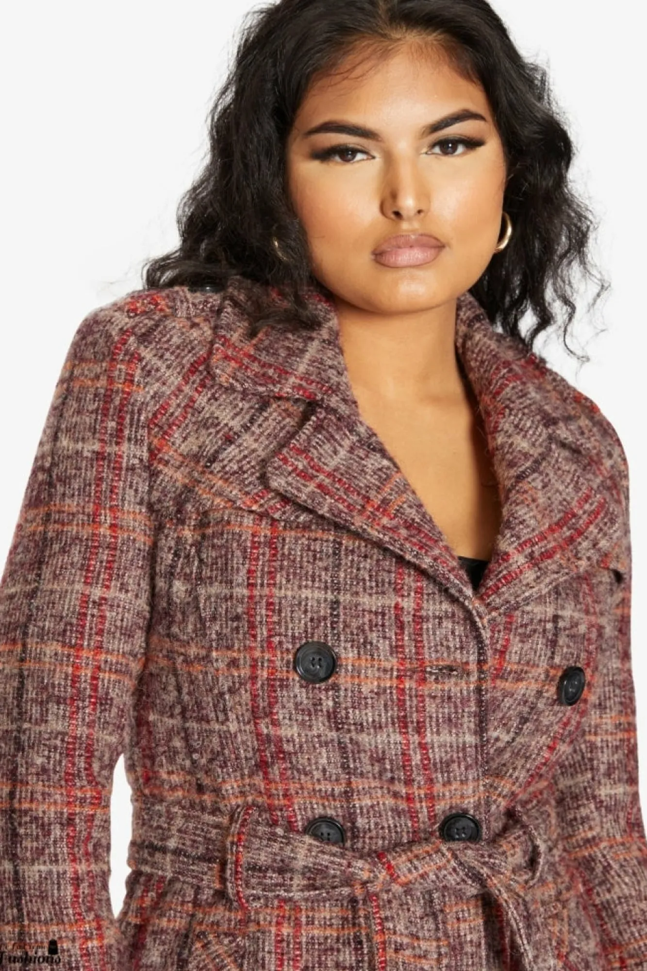 Outerwear^De La Creme Fashions Wool Blend Double Breast Military Coat