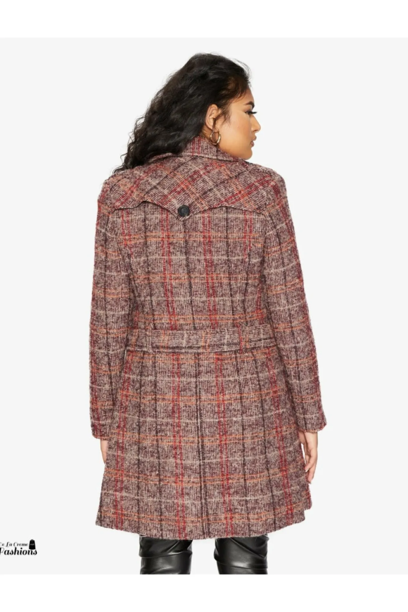 Outerwear^De La Creme Fashions Wool Blend Double Breast Military Coat