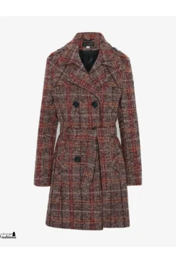 Outerwear^De La Creme Fashions Wool Blend Double Breast Military Coat