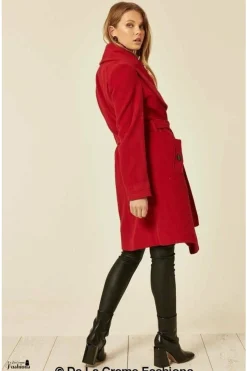 Outerwear^De La Creme Fashions Wool Blend Large Lapel Duster Coat