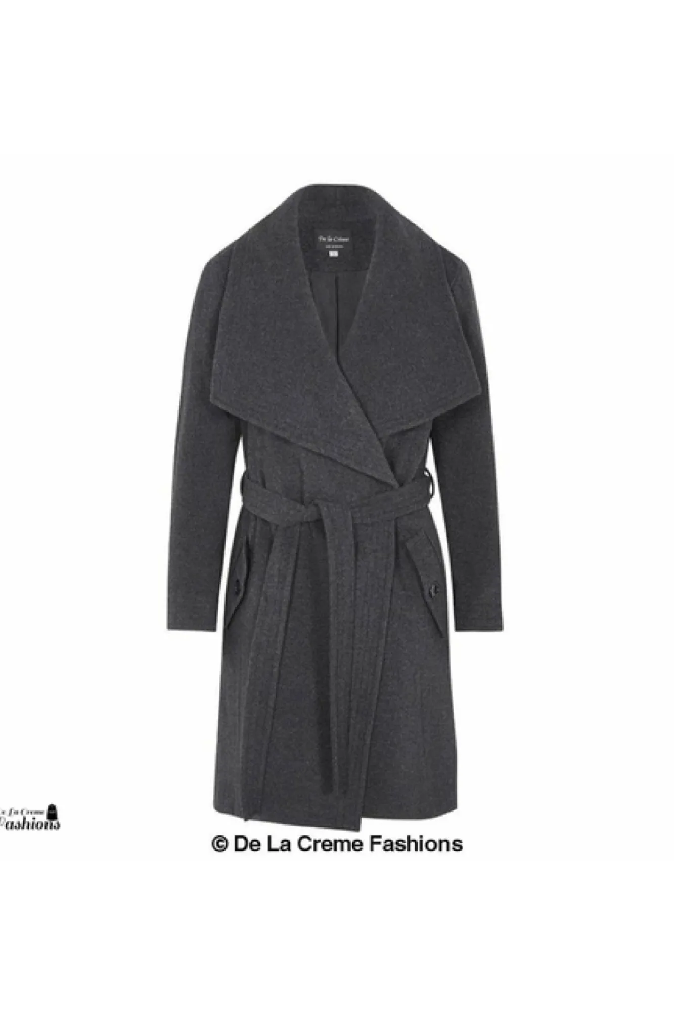 Outerwear^De La Creme Fashions Wool Blend Large Lapel Duster Coat